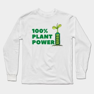 Run 100% On Plant Power Fun Vegan Long Sleeve T-Shirt